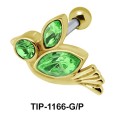 Stone Set Bird Helix Ear Piercing TIP-1166 