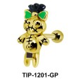 Decorated Doll Shaped Ear Piercing TIP-1201 