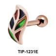 Leaf Shaped Ear Piercing TIP-1231E 