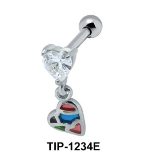 Heart Shaped Ear Piercing TIP-1234E 