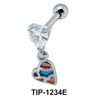 Heart Shaped Ear Piercing TIP-1234E 