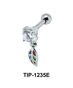 Leaf Shaped Ear Piercing TIP-1235E 