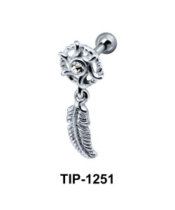 Leaf Dangling Ear Piercing TIP-1251 