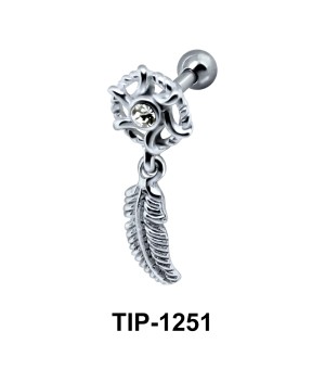 Leaf Dangling Ear Piercing TIP-1251 