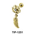 Leaf Dangling Ear Piercing TIP-1251 