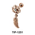 Leaf Dangling Ear Piercing TIP-1251 