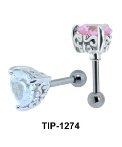 Heart Shaped Ear Piercing TIP-1274 