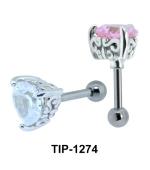 Heart Shaped Ear Piercing TIP-1274 