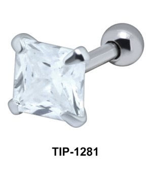 Square Cut Upper Ear Piercing TIP-1281