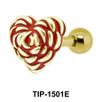 Heart Shaped Ear Piercing TIP-1501E 