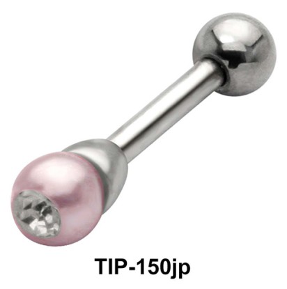 Pearl Stone Helix Ear Piercing TIP-150jp