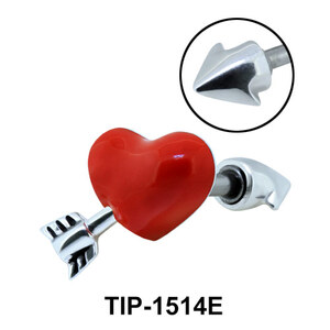 Red Heart Helix Ear Piercing TIP-1514E 