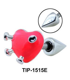 Bagpipe Heart Helix Ear Piercing TIP-1515E 