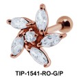 Flower Shaped Ear Piercing TIP-1541 