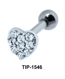 Heart Shaped Ear Piercing TIP-1546 