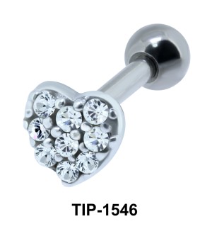 Heart Shaped Ear Piercing TIP-1546 