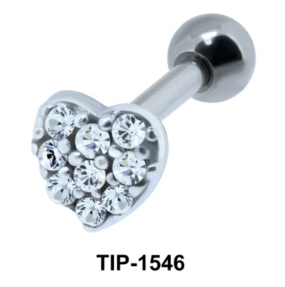 Heart Shaped Ear Piercing TIP-1546 