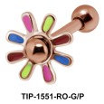 Multicolored Groove Ball Attachment TIP-1551