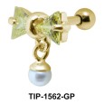 Bow Dangling Pearl Piercing Helix Mix TIP-1562