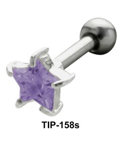 Blue Star Helix Ear Piercing TIP-158s