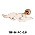 Wavy Design Helix Ear Piercing TIP-16