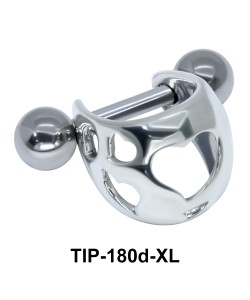 Hearts Upper Ear Piercing TIP-180d-XL