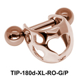 Hearts Upper Ear Piercing TIP-180d-XL
