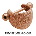 Shimmering Fatty Upper Ear Cartilage Shields TIP-182b-XL