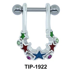 Colorful Star Ear Piercing Shields TIP-1922