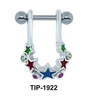 Colorful Star Ear Piercing Shields TIP-1922