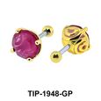 Fancy Color Stone Helix Ear Piercing TIP-1948