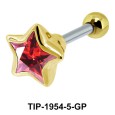 Purple Diamond and Star CZ TIP-1954-5