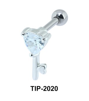 Heart Key Helix Ear Piercing TIP-2020