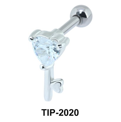 Heart Key Helix Ear Piercing TIP-2020