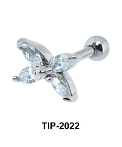 Flower Shaped Helix Ear Piercing TIP-2022