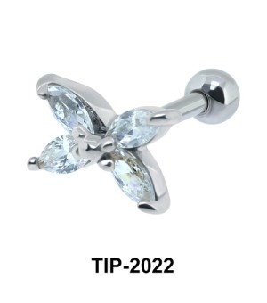 Flower Shaped Helix Ear Piercing TIP-2022