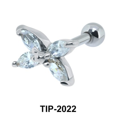 Flower Shaped Helix Ear Piercing TIP-2022