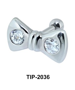 Bow Shaped Helix Ear Piercing  TIP-2036