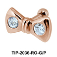 Bow Shaped Helix Ear Piercing  TIP-2036