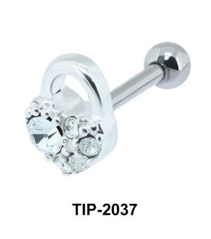 Heart Lock Helix Ear Piercing TIP-2037