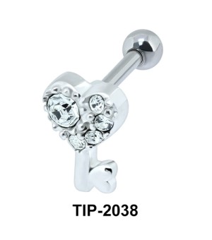 Heart Lock Helix Ear Piercing TIP-2038
