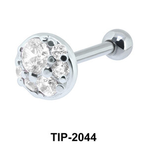 Multi Stone Helix Ear Piercing Romantic Line TIP-2044