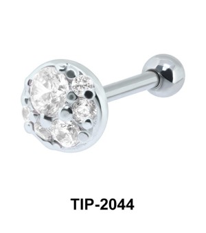 Multi Stone Helix Ear Piercing Romantic Line TIP-2044