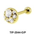 Multi Stone Helix Ear Piercing Romantic Line TIP-2044