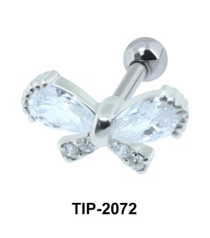 Bow Helix Ear Piercing TIP-2072