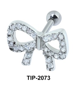 Bow Helix Ear Piercing Romantic Line TIP-2073