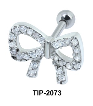 Bow Helix Ear Piercing Romantic Line TIP-2073