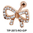 Bow Helix Ear Piercing Romantic Line TIP-2073