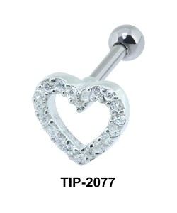 Heart Helix Ear Piercing TIP-2077