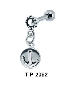 Ring n Anchor Helix Ear Piercing TIP-2092